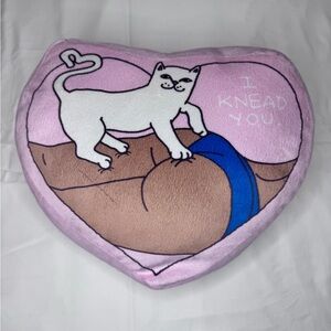 RIPNDIP “I Knead You” Heart Shaped Pillow